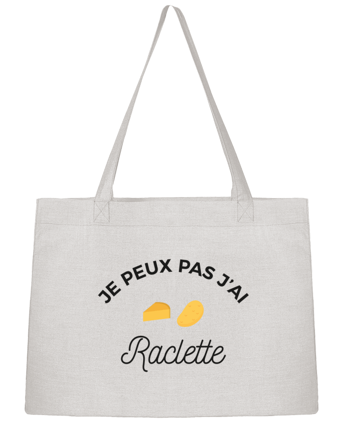 Shopping tote bag Stanley Stella Je peux pas j'ai raclette by Ruuud