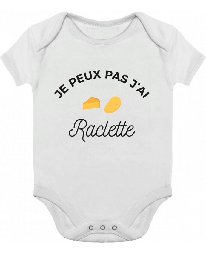 Baby Body Contrast Je peux pas j'ai raclette by Ruuud