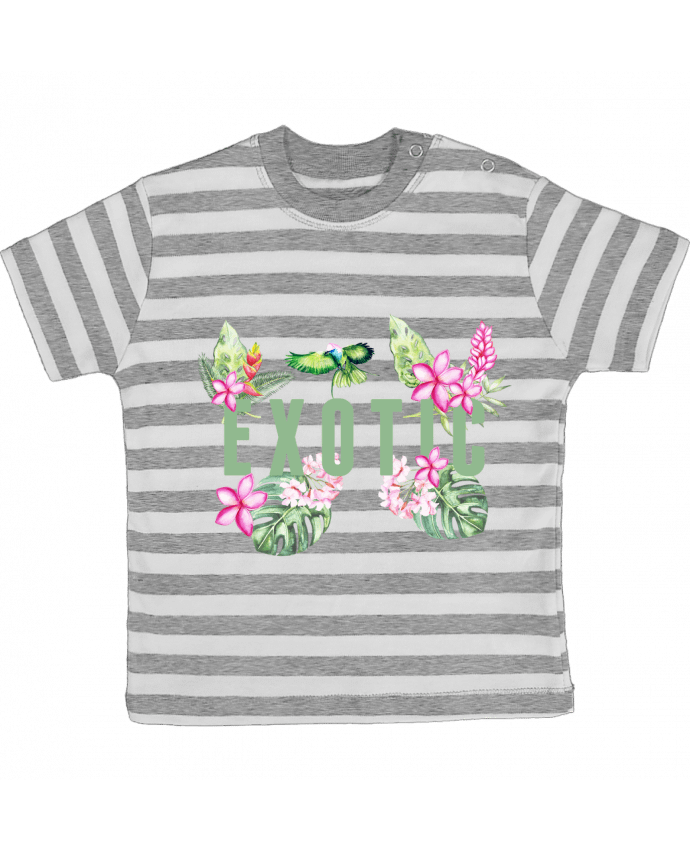 Camiseta Bebé a Rayas Exotic por Les Caprices de Filles