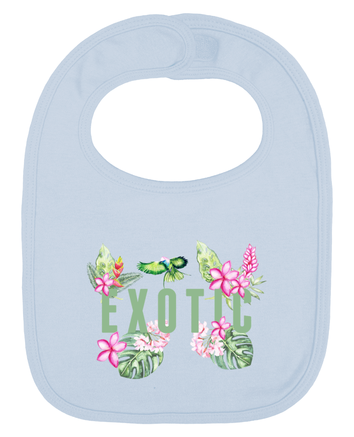 Bavoir bébé uni Exotic par Les Caprices de Filles
