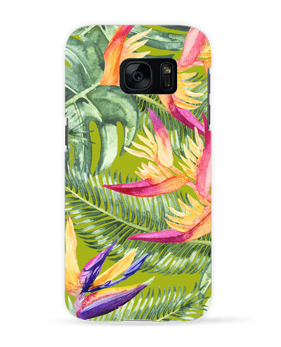 Coque 3D Samsung Galaxy S7  Fleurs exotiques par Les Caprices de Filles