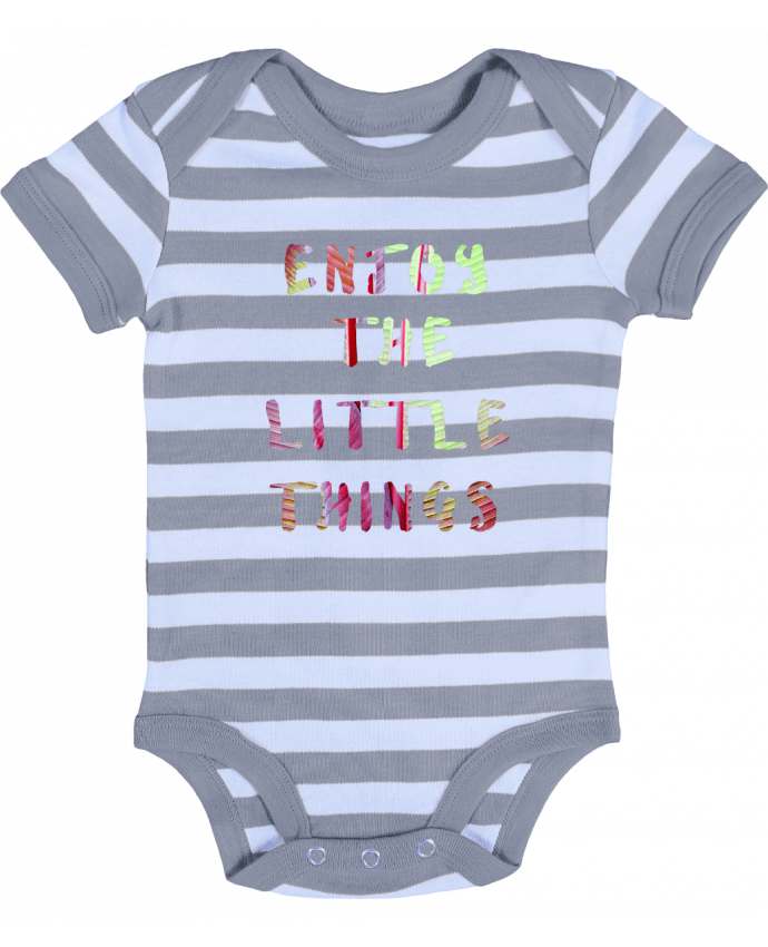 Baby Body striped Enjoy the little things - Les Caprices de Filles