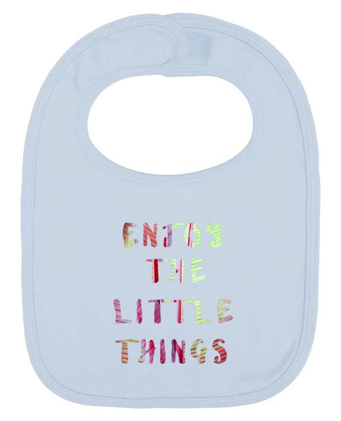 Bavoir bébé uni Enjoy the little things par Les Caprices de Filles