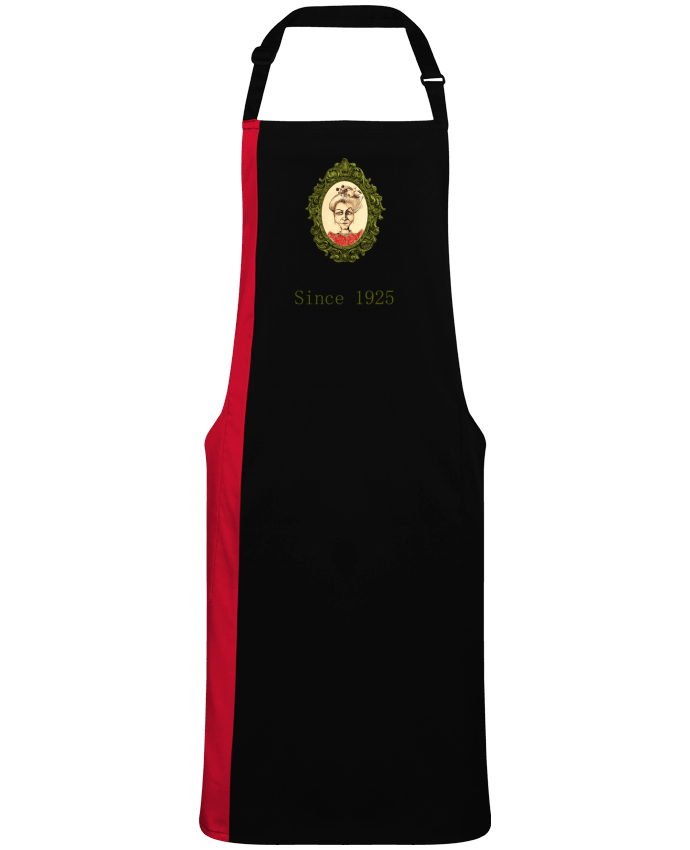 Two-tone long Apron Ma vieille Tante by  Lia Illustration bien-être