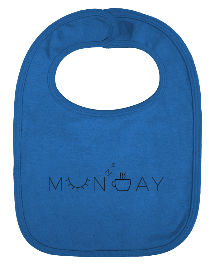 Baby Bib plain and contrast Monday by Ruuud