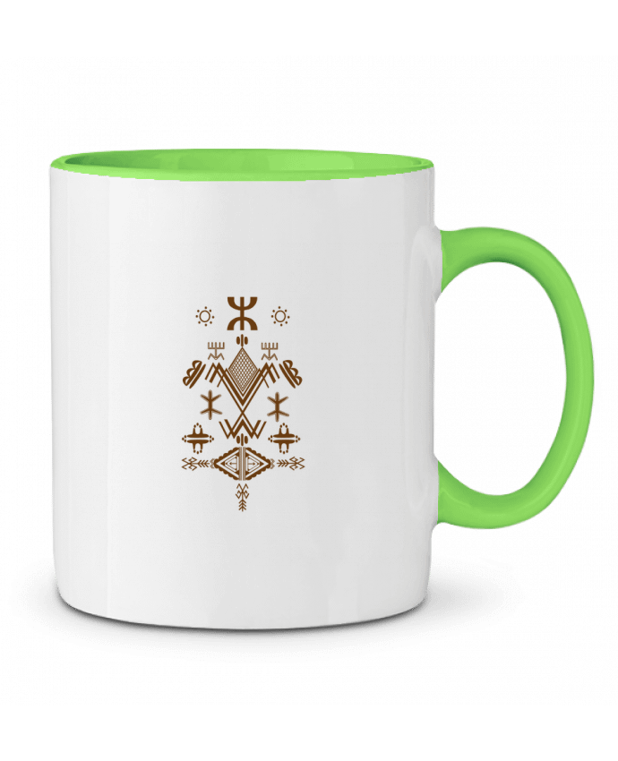 Mug bicolore motif berbère inoostore