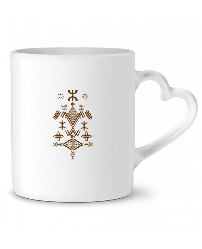 Mug coeur motif berbère par inoostore