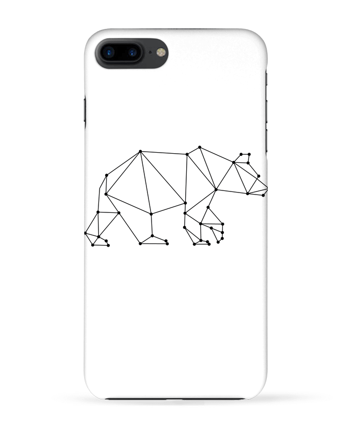 Carcasa Iphone 7+ Bear origami por /wait-design