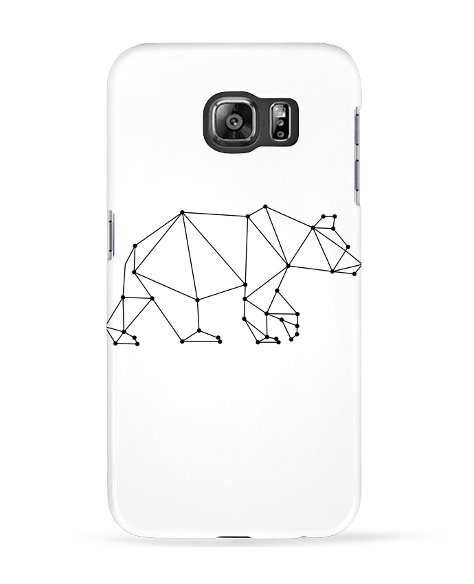 Case 3D Samsung Galaxy S6 Bear origami - /wait-design