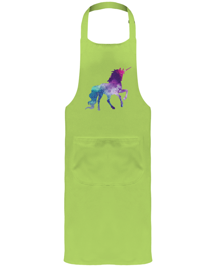 Garden or Sommelier Apron with Pocket Space Unicorn by Crazy-Patisserie.com