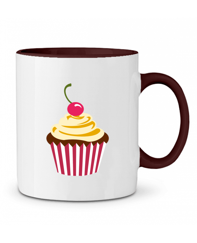 Two-tone Ceramic Mug Cupcake Crazy-Patisserie.com