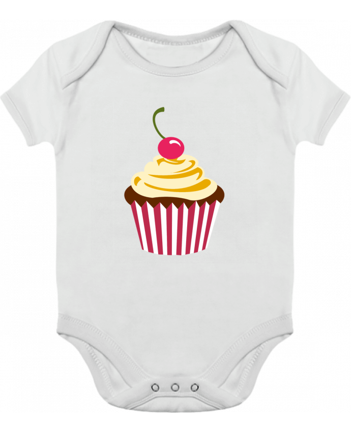 Body Bebé Contraste Cupcake por Crazy-Patisserie.com