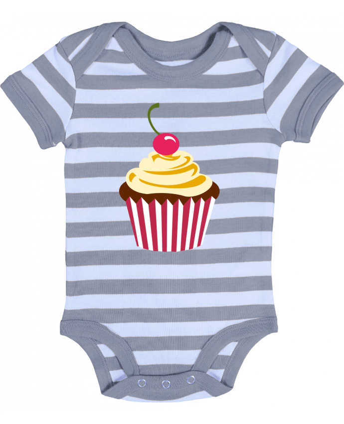 Baby Body striped Cupcake - Crazy-Patisserie.com