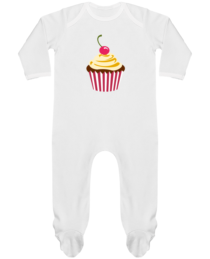 Baby Sleeper long sleeves Contrast Cupcake by Crazy-Patisserie.com