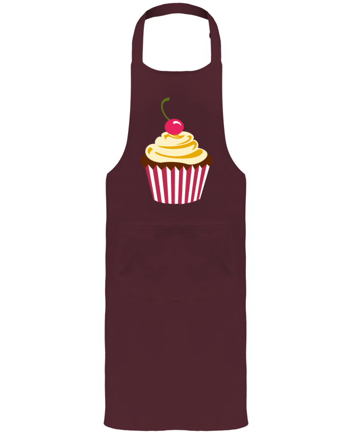 Delantal Jardinero o Somelier con Bolsillo  Cupcake por Crazy-Patisserie.com