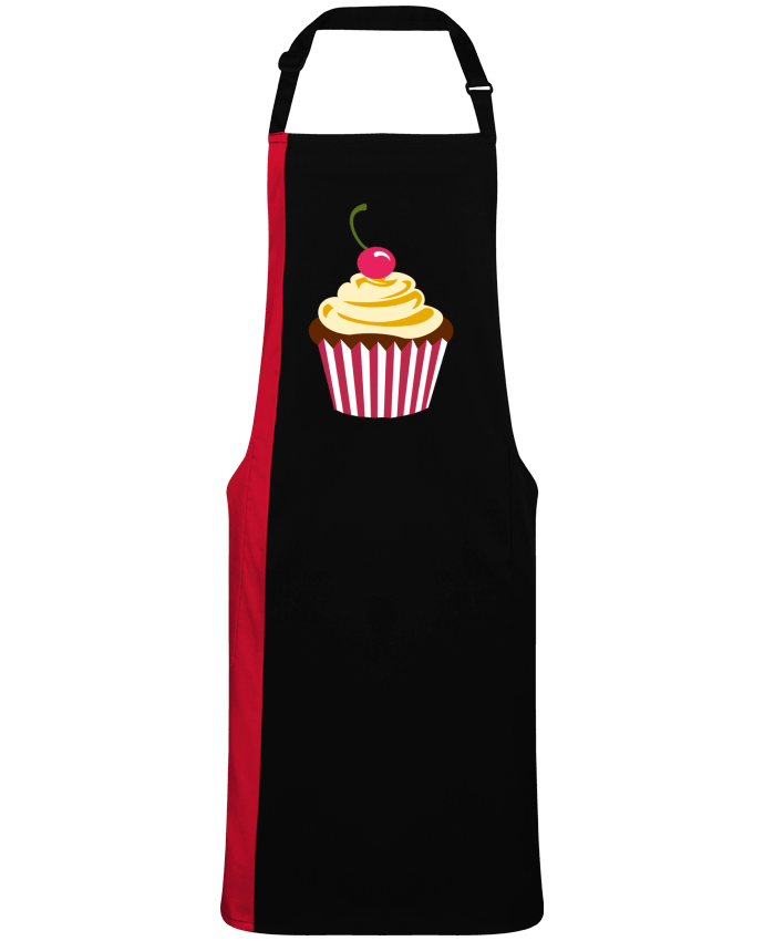 Delantal Bicolor Cupcake por  Crazy-Patisserie.com