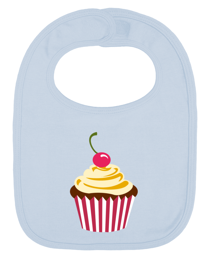 Babero Liso y Contrastado Cupcake por Crazy-Patisserie.com
