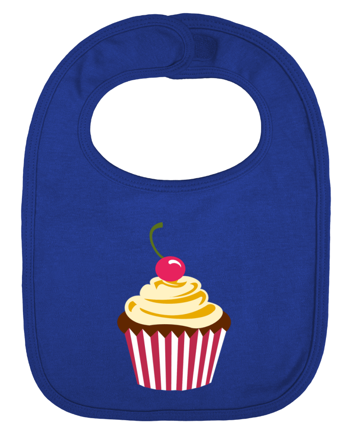 Baby Bib plain and contrast Cupcake by Crazy-Patisserie.com