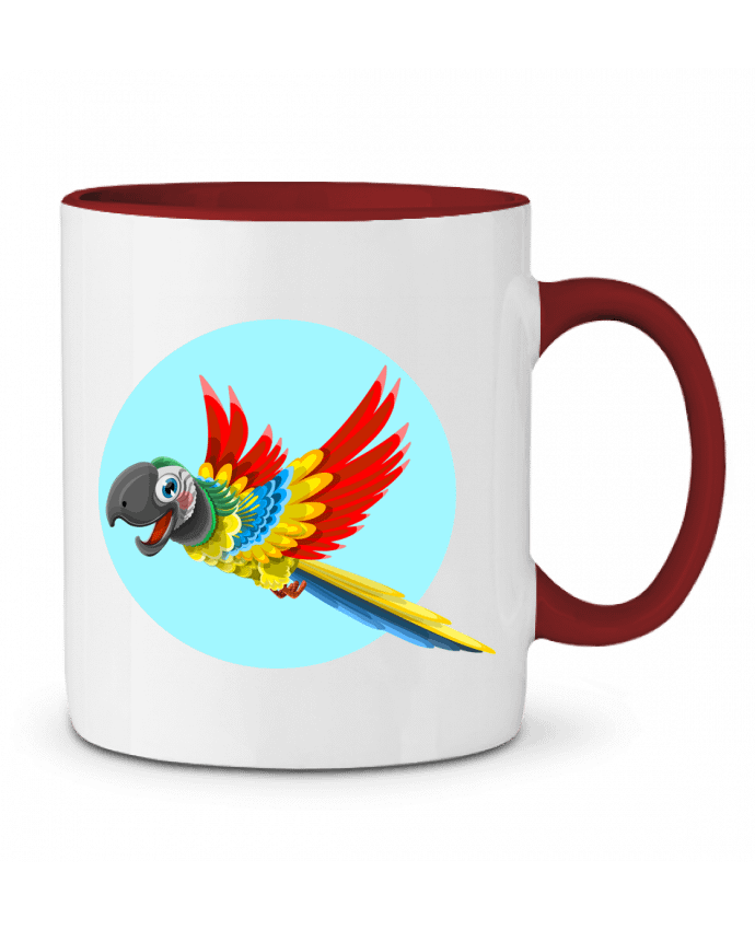 Taza Cerámica Bicolor Perroquet Crazy-Patisserie.com