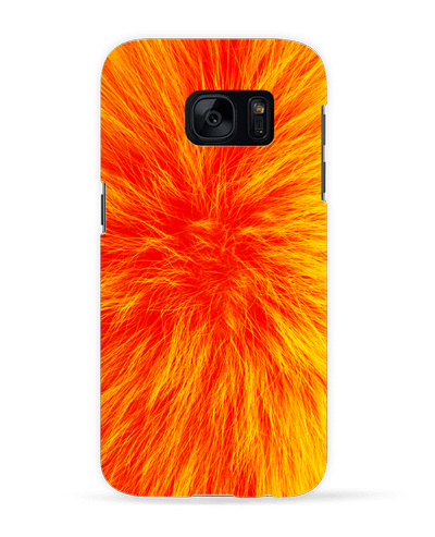 Coque 3D Samsung Galaxy S7  Fourrure orange sanguine par Les Caprices de Filles