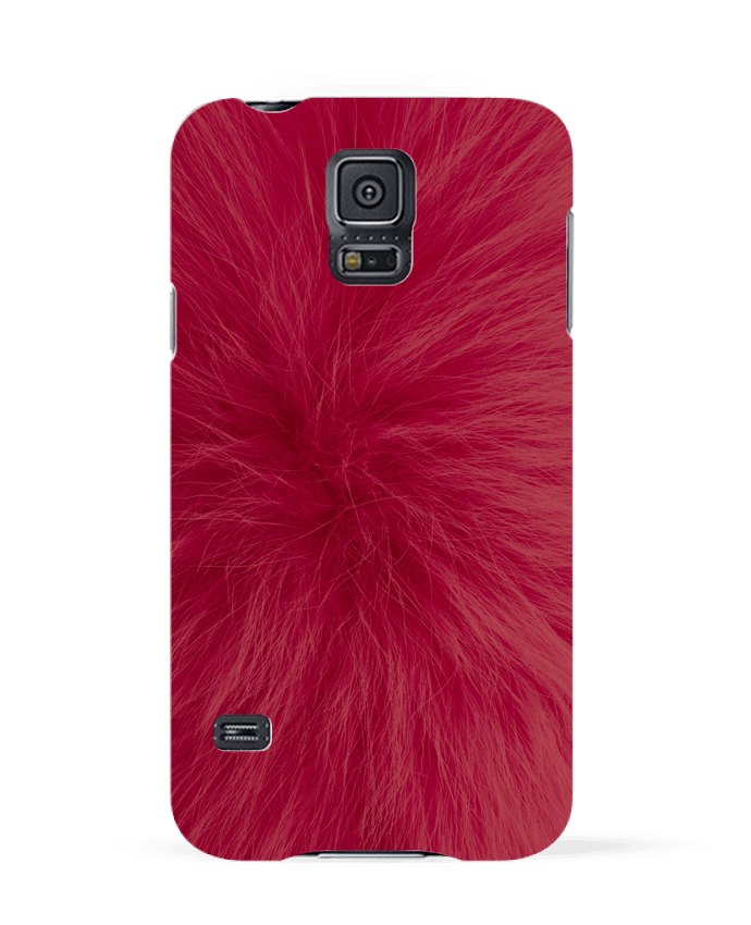 Case 3D Samsung Galaxy S5 Fourrure bordeaux by Les Caprices de Filles
