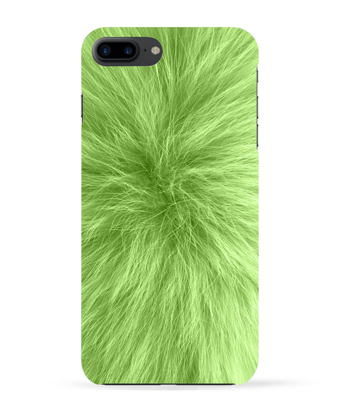 Coque iPhone 7 + Fourrure vert pomme par Les Caprices de Filles