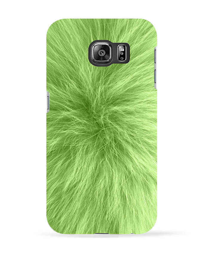 Coque Samsung Galaxy S6 Fourrure vert pomme - Les Caprices de Filles