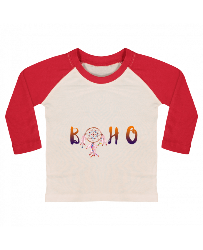 T-shirt baby Baseball long sleeve Boho by Les Caprices de Filles