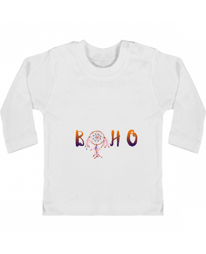 T-shirt bébé Boho manches longues du designer Les Caprices de Filles