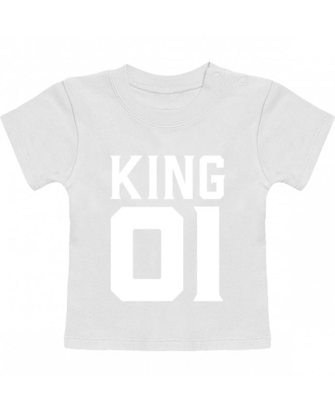 Camiseta Bebé Manga Corta king 01 t-shirt cadeau humour manches courtes du designer Original t-shirt
