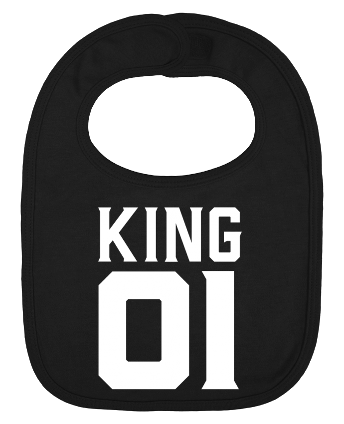Bavoir bébé uni king 01 t-shirt cadeau humour par Original t-shirt