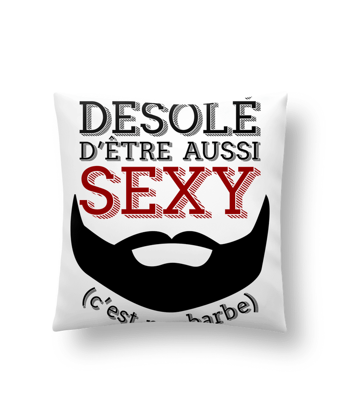 Cushion synthetic soft 45 x 45 cm Barbe sexy cadeau humour by Original t-shirt