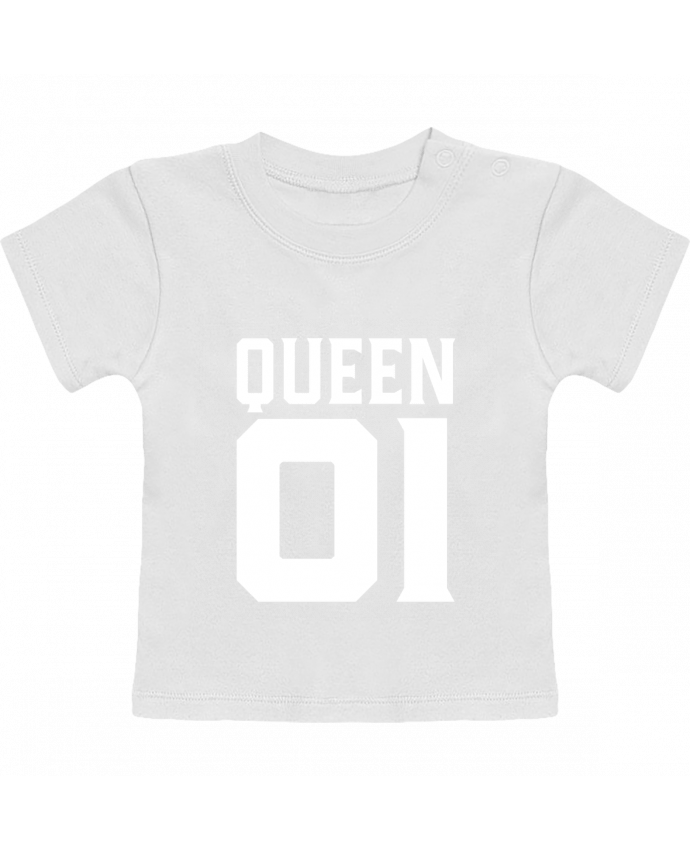 Camiseta Bebé Manga Corta queen 01 t-shirt cadeau humour manches courtes du designer Original t-shirt