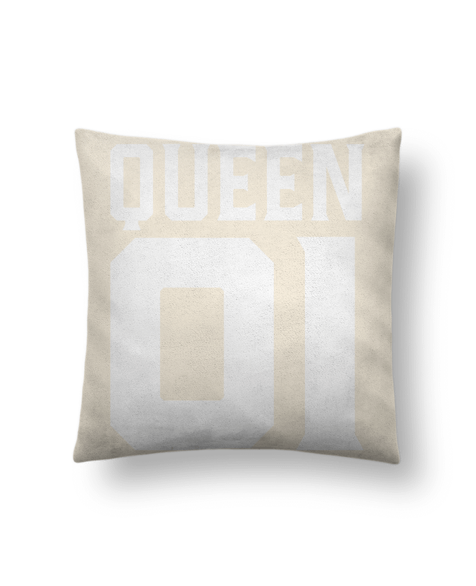 Cushion suede touch 45 x 45 cm queen 01 t-shirt cadeau humour by Original t-shirt