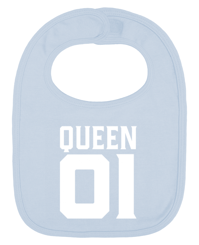 Bavoir bébé uni queen 01 t-shirt cadeau humour par Original t-shirt