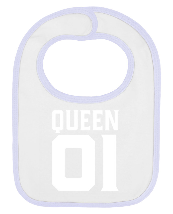 Bavoir bébé uni queen 01 t-shirt cadeau humour par Original t-shirt