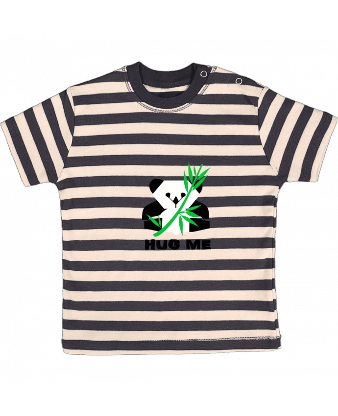 T-shirt baby with stripes Hug me by Les Caprices de Filles