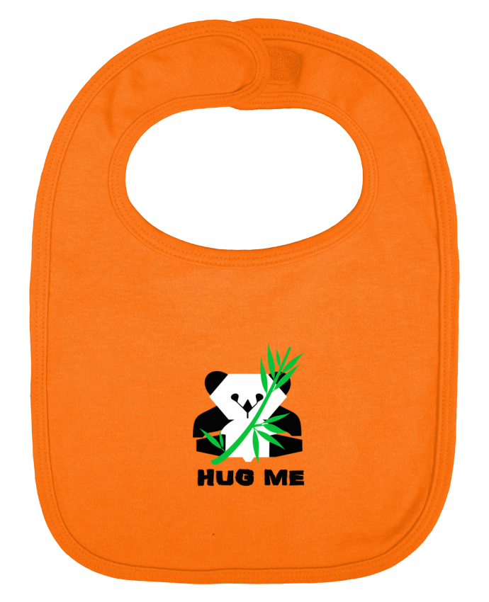 Baby Bib plain and contrast Hug me by Les Caprices de Filles