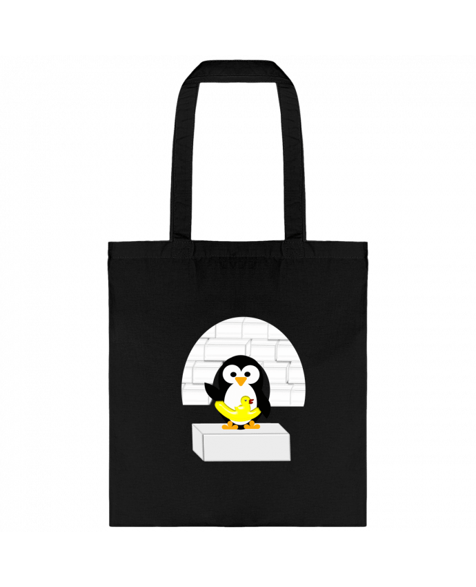Tote Bag cotton Le Pingouin by Les Caprices de Filles