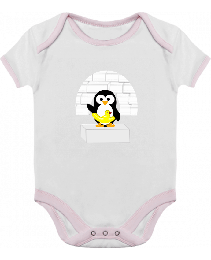 Body Bebé Contraste Le Pingouin por Les Caprices de Filles
