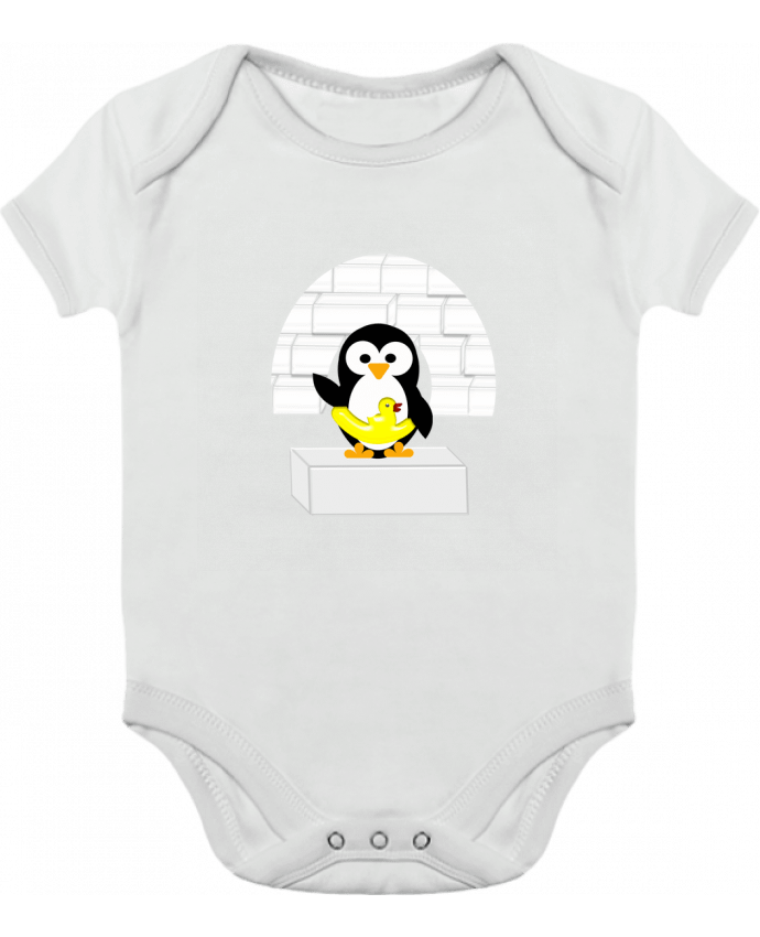Body Bebé Contraste Le Pingouin por Les Caprices de Filles