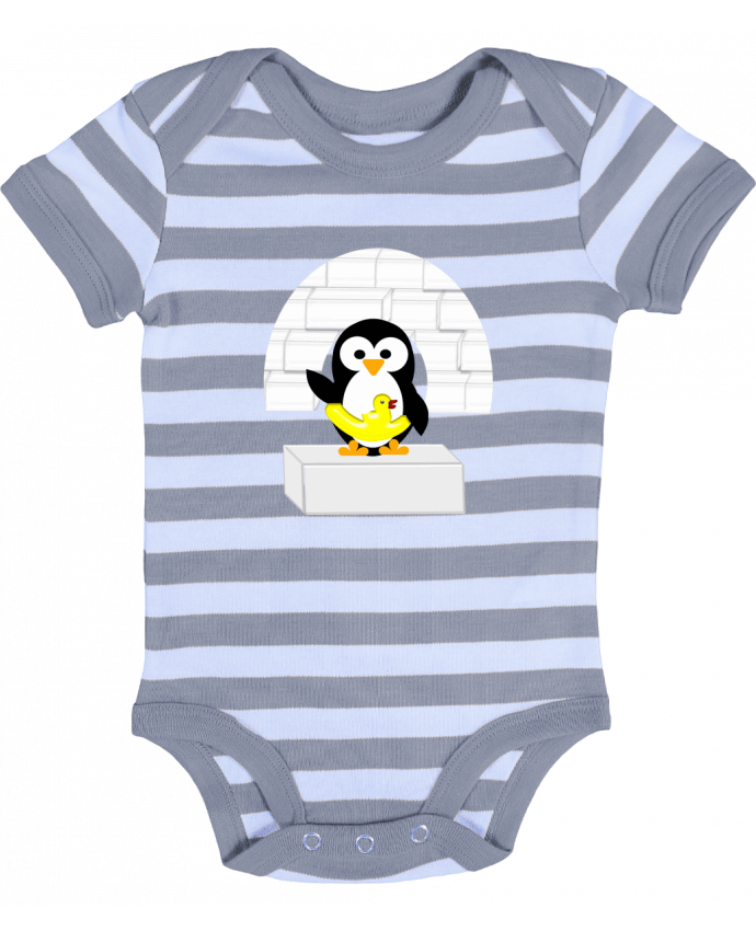 Baby Body striped Le Pingouin - Les Caprices de Filles