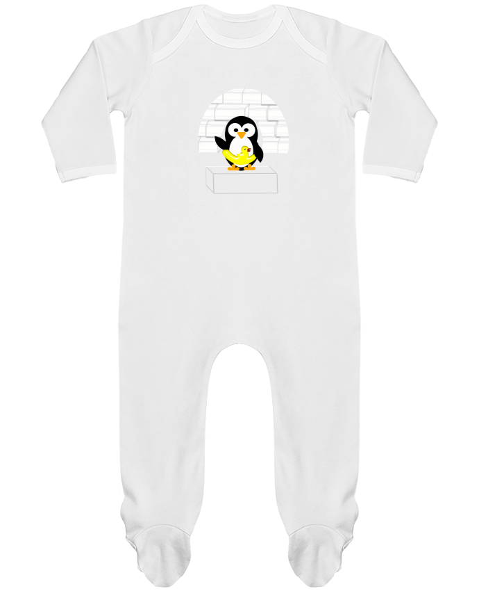 Pijama Bebé Manga Larga Contraste Le Pingouin por Les Caprices de Filles