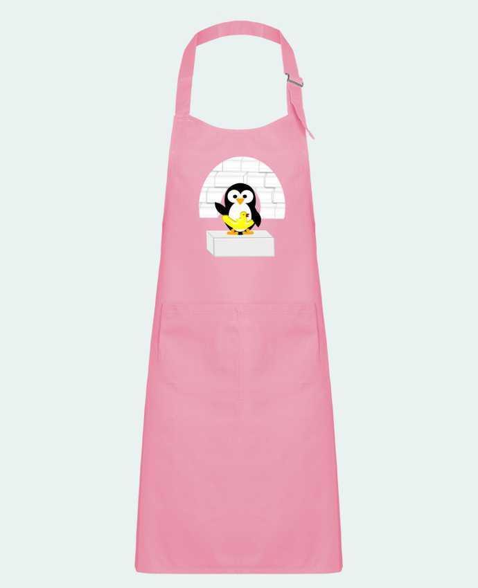 Kids chef pocket apron Le Pingouin by Les Caprices de Filles