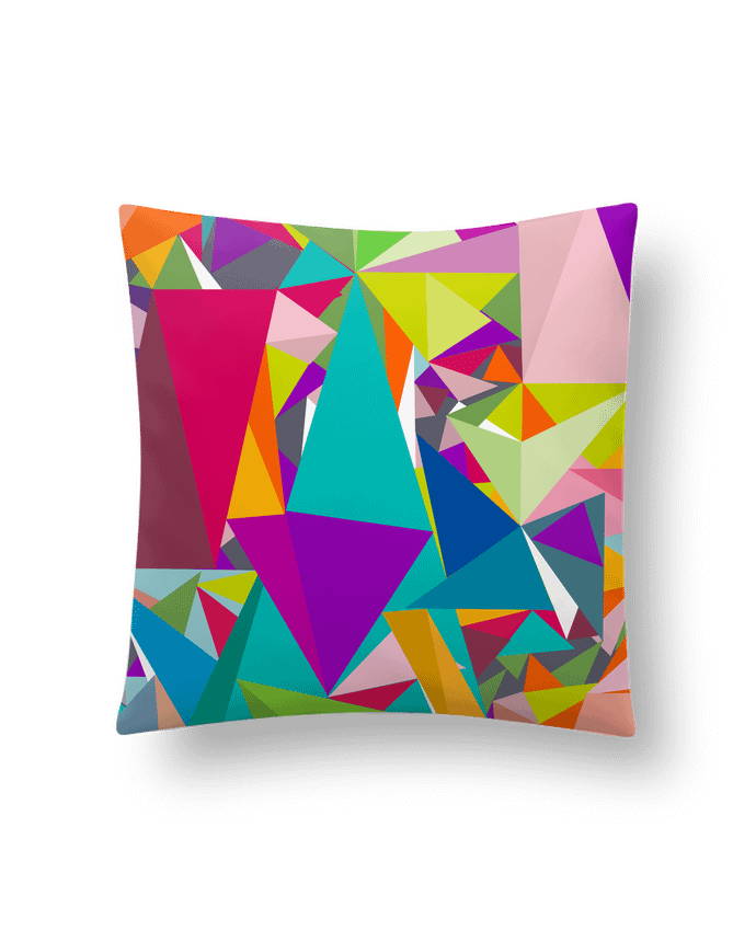 Cushion synthetic soft 45 x 45 cm Les triangles by Les Caprices de Filles