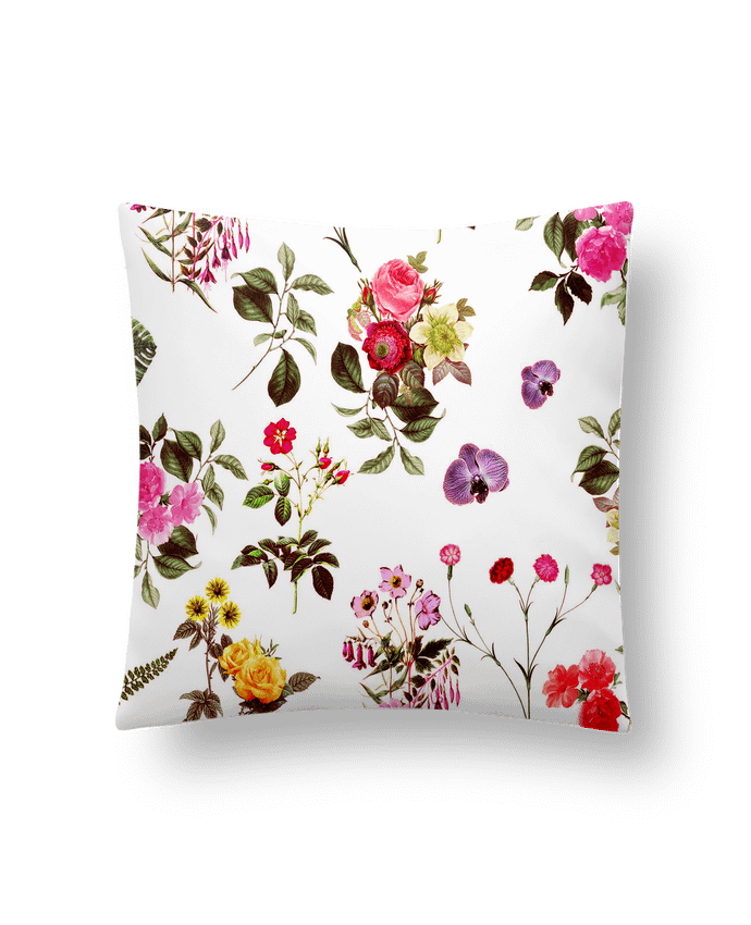 Cushion synthetic soft 45 x 45 cm Les fleuris by Les Caprices de Filles