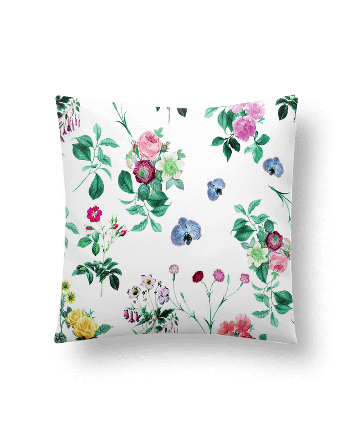 Cushion synthetic soft 45 x 45 cm Les fleuris by Les Caprices de Filles