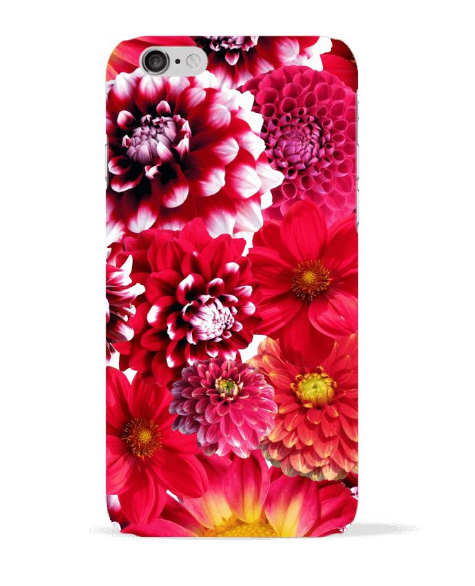 Coque iPhone 6 Fleurs rouges par Les Caprices de Filles