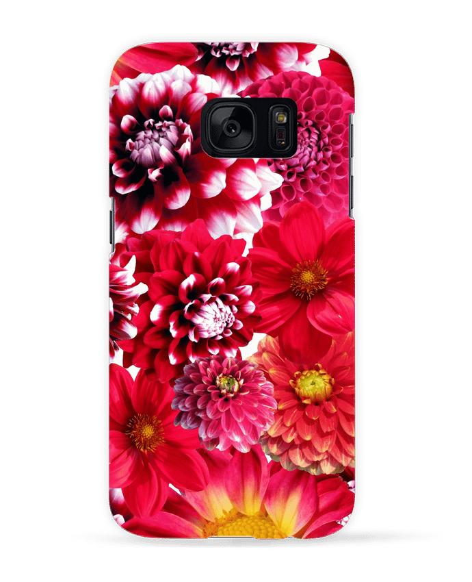 Case 3D Samsung Galaxy S7 Fleurs rouges by Les Caprices de Filles
