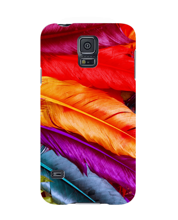 Coque Samsung Galaxy S5 Plumes par Les Caprices de Filles